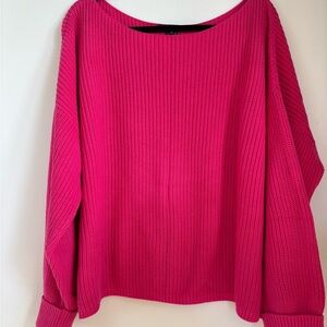 French Connection Vibrant Pink Sweater